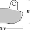 BREMBO Street Remblokken - 07HO1609 Carbon Ceramic