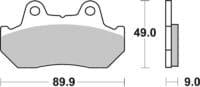BREMBO Street Remblokken - 07HO1807 Carbon Ceramic