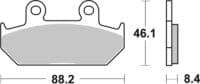 BREMBO Street Remblokken - 07HO2307 Carbon Ceramic