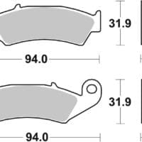800Wx800H-1035987-1 BREMBO Off-Road Remblokken - 07HO25SD Gesinterd metaal