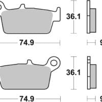 800Wx800H-1035989-1 BREMBO Off-Road Remblokken - 07HO26SD Gesinterd metaal