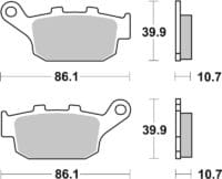BREMBO Street Remblokken - 07HO27SP Gesinterd metaal