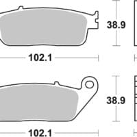800Wx800H-1036001-1 BREMBO Street Remblokken - 07HO30SA Gesinterd metaal