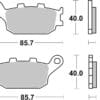 BREMBO Street Remblokken - 07HO36SP Gesinterd metaal