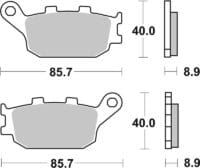 BREMBO Street Remblokken - 07HO36SP Gesinterd metaal
