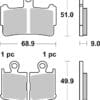 BREMBO Street Remblokken - 07HO37SA Gesinterd metaal