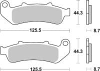 BREMBO Street Remblokken - 07HO39SA Gesinterd metaal