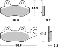 BREMBO Street Remblokken - 07HO4008 Carbon Ceramic