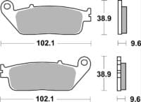 BREMBO Street Remblokken - 07HO41LA Gesinterd metaal