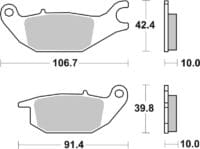 BREMBO Street Remblokken - 07HO4905 Carbon Ceramic
