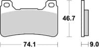 BREMBO Competition Remblokken - 07HO50RC Carbon Ceramic
