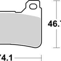 BREMBO Street Remblokken - 07HO50SA Gesinterd metaal