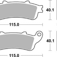 BREMBO Street Remblokken - 07HO52SP Gesinterd metaal