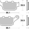 BREMBO Street Remblokken - 07HO53CC Carbon Ceramic