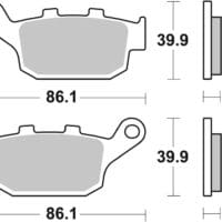 BREMBO Street Remblokken - 07HO53CC Carbon Ceramic