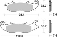 BREMBO Street Remblokken - 07HO5606 Carbon Ceramic