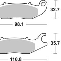 BREMBO Street Remblokken - 07HO5606 Carbon Ceramic