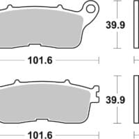 BREMBO Street Remblokken - 07HO60SP Gesinterd metaal