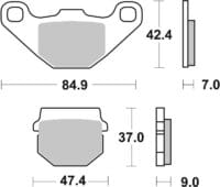 BREMBO Street Remblokken - 07KA0717 Carbon Ceramic