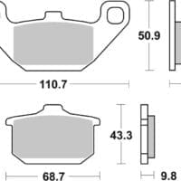 BREMBO Street Remblokken - 07KA0808 Carbon Ceramic