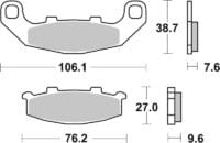 BREMBO Street Remblokken - 07KA1117 Carbon Ceramic