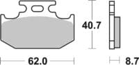 BREMBO Off-Road TT Remblokken - 07KA12TT Carbon Ceramic