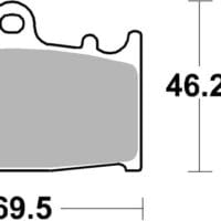 BREMBO Street Remblokken - 07KA1306 Carbon Ceramic
