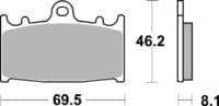 BREMBO Competition Remblokken - 07KA13RC Carbon Ceramic