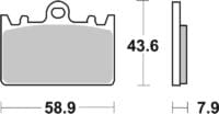 BREMBO Street Remblokken - 07KA14SA Gesinterd metaal