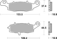 BREMBO Street Remblokken - 07KA15SP Gesinterd metaal