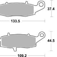 BREMBO Street Remblokken - 07KA15SP Gesinterd metaal