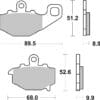 BREMBO Street Remblokken - 07KA16SP Gesinterd metaal