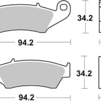 BREMBO Street Remblokken - 07KA1705 Carbon Ceramic