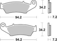 BREMBO Off-Road Remblokken - 07KA17SX Gesinterd metaal