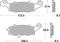 BREMBO Street Remblokken - 07KA1807 Carbon Ceramic