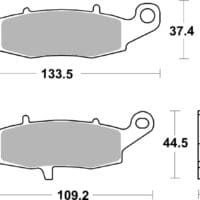 BREMBO Street Remblokken - 07KA18SA Gesinterd metaal