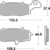 BREMBO Street Remblokken - 07KA19LA Gesinterd metaal