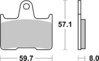 BREMBO Street Remblokken - 07KA2107 Carbon Ceramic