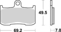 BREMBO Street Remblokken - 07KA23LA Gesinterd metaal