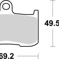 BREMBO Street Remblokken - 07KA23LA Gesinterd metaal