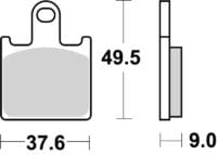 BREMBO Competition Remblokken - 07KA28RC Carbon Ceramic