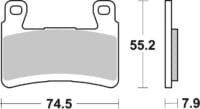 BREMBO Street Remblokken - 07KA29SA Gesinterd metaal