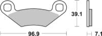 BREMBO Off-Road Remblokken - 07PO01SD Gesinterd metaal