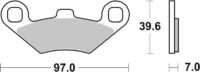 BREMBO Off-Road Remblokken - 07PO02SD Gesinterd metaal