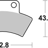 800Wx800H-1036136-1 BREMBO Off-Road Remblokken - 07PO03SD Gesinterd metaal