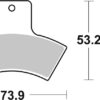 BREMBO Off-Road Remblokken - 07PO04SD Gesinterd metaal
