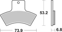 BREMBO Off-Road Remblokken - 07PO04SD Gesinterd metaal