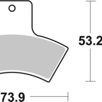 800Wx800H-1036138-1 BREMBO Off-Road Remblokken - 07PO04SD Gesinterd metaal
