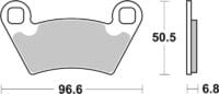 BREMBO Off-Road Remblokken - 07PO07SD Gesinterd metaal