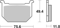 BREMBO Street Remblokken - 07SU0312 Carbon Ceramic